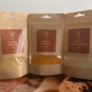 NEW PRODUCT COMBO: turmeric, ginger, ashwagandha