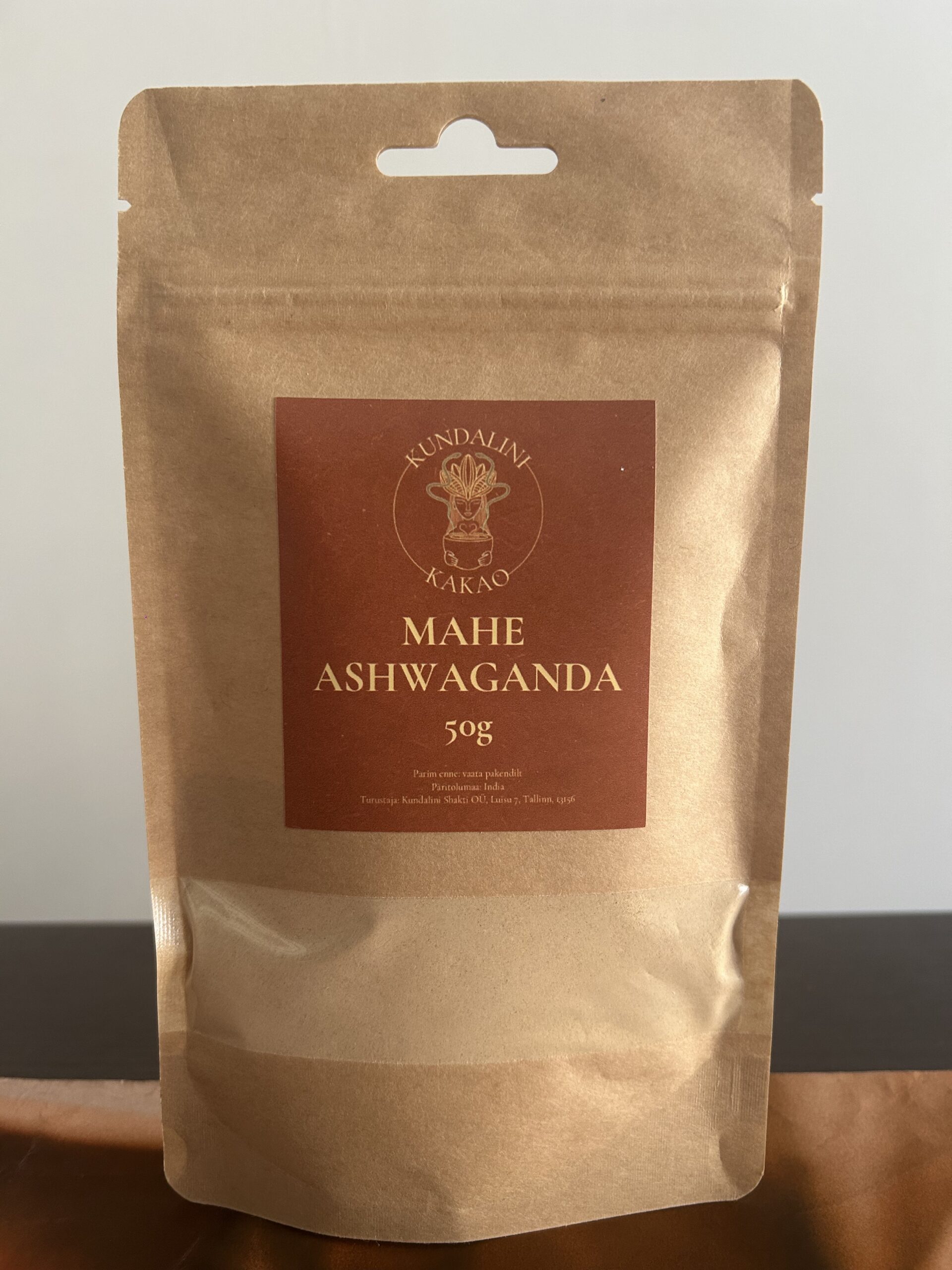 Organic ashwaganda, 50g